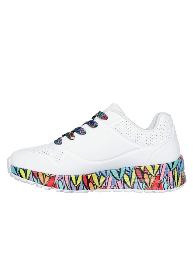 Skechers Dziecięce Sneakersy Uno Lite-subtle Love 314088LWMLT Biały | Sklep Monotox