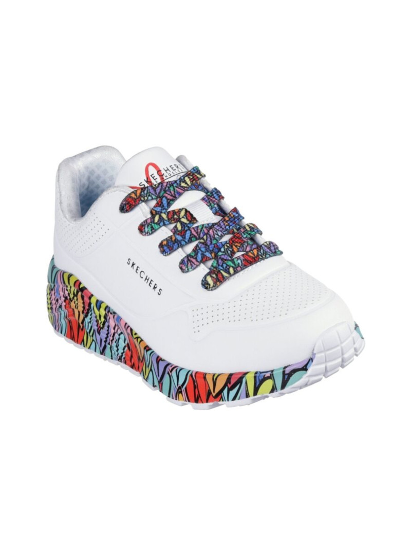 Skechers Dziecięce Sneakersy Uno Lite-subtle Love 314088LWMLT Biały | Sklep Monotox