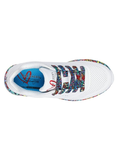 Skechers Dziecięce Sneakersy Uno Lite-subtle Love 314088LWMLT Biały | Sklep Monotox