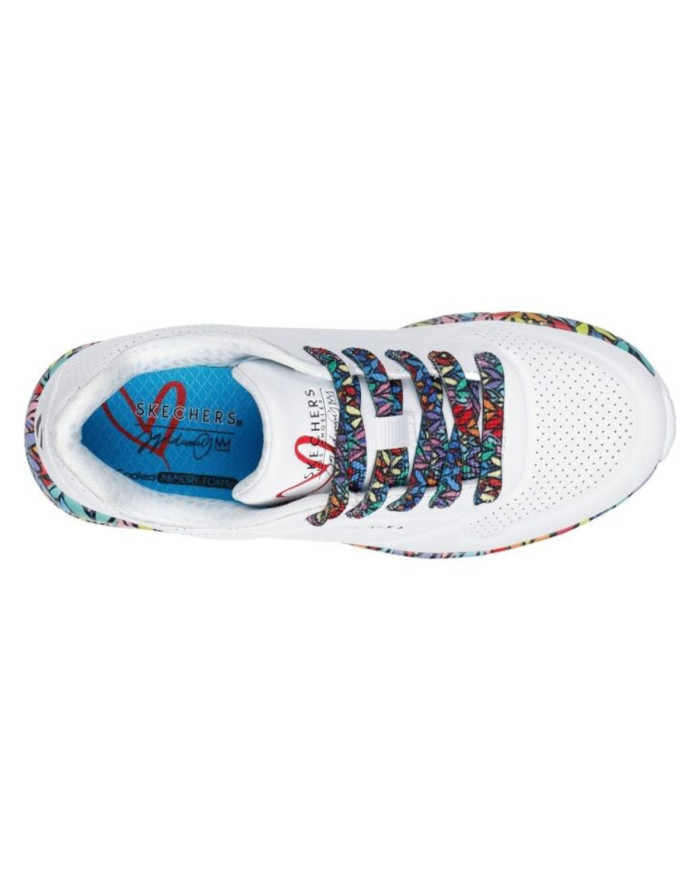 Skechers Dziecięce Sneakersy Uno Lite-subtle Love 314088LWMLT Biały | Sklep Monotox