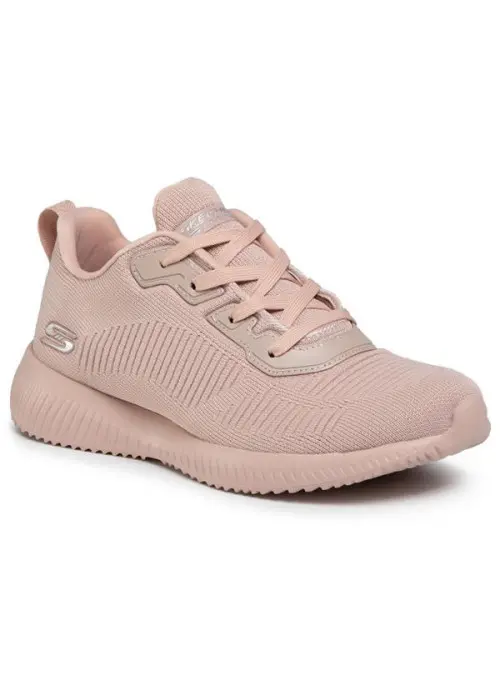 Skechers Damskie Sneakersy Bobs Squad Tough T 32504PNK Różowy | Sklep Monotox
