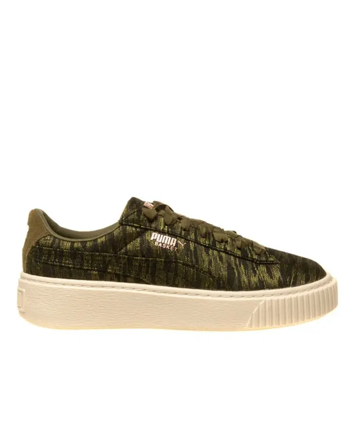 Puma Damskie Sneakersy Basket Platform Vr Wmns 36409201 Zielony | Sklep Monotox