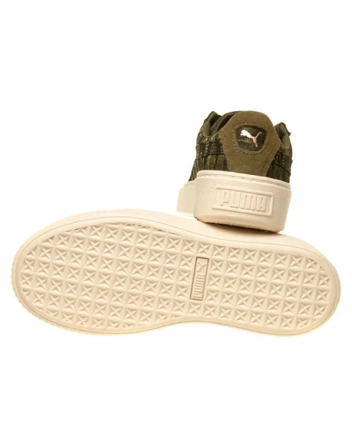 Puma Damskie Sneakersy Basket Platform Vr Wmns 36409201 Zielony | Sklep Monotox