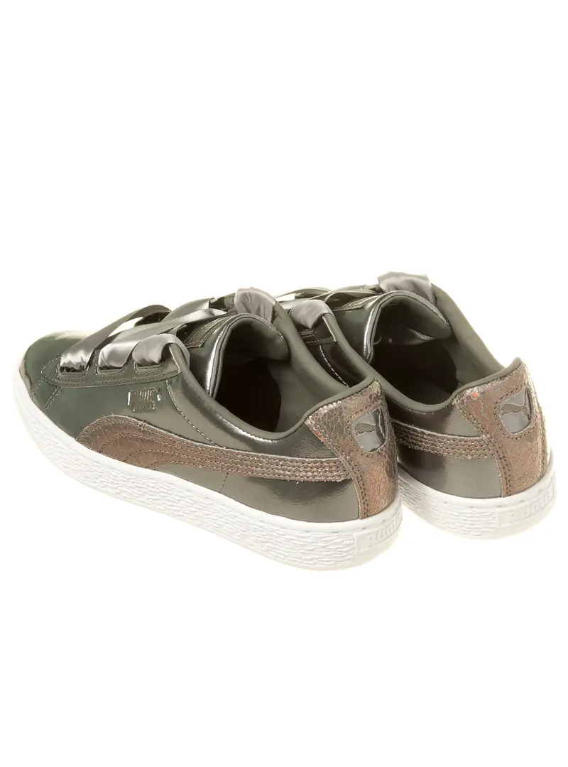 Puma Dziecięce Sneakersy Basket Heart Lunar Lux Jr 36599301 Srebrny | Sklep Monotox