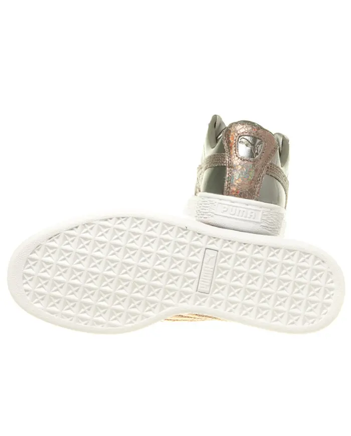 Puma Dziecięce Sneakersy Basket Heart Lunar Lux Jr 36599301 Srebrny | Sklep Monotox