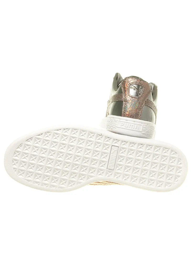 Puma Dziecięce Sneakersy Basket Heart Lunar Lux Jr 36599301 Srebrny | Sklep Monotox