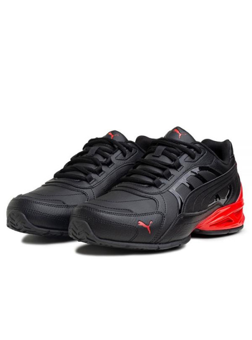 Puma Męskie Sneakersy Respin SL 36884607 True Black / Racing Red | Sklep Monotox