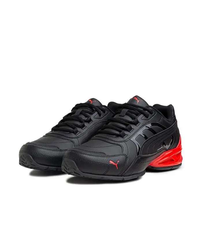 Puma Męskie Sneakersy Respin SL 36884607 True Black / Racing Red | Sklep Monotox