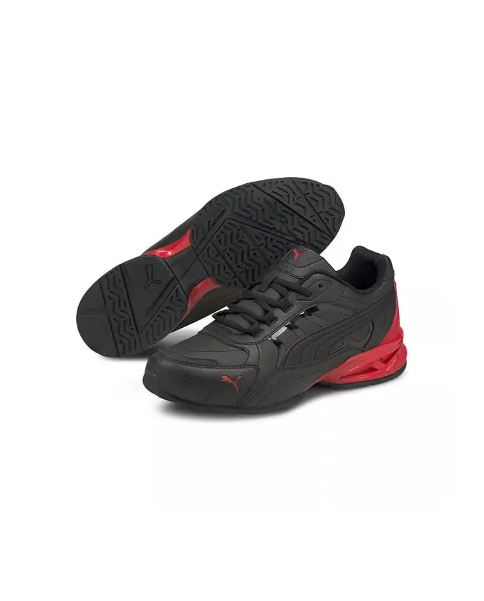 Puma Męskie Sneakersy Respin SL 36884607 True Black / Racing Red | Sklep Monotox