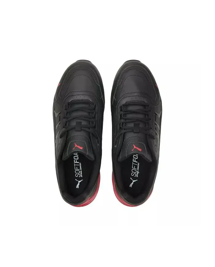 Puma Męskie Sneakersy Respin SL 36884607 True Black / Racing Red | Sklep Monotox