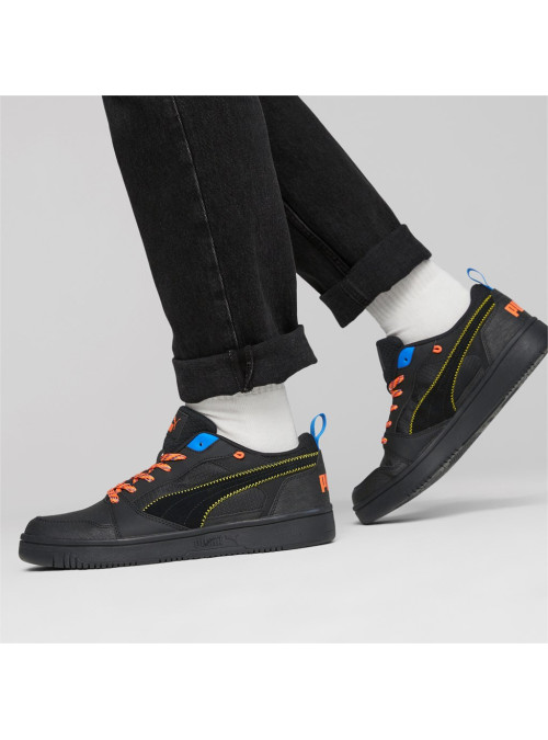 Puma Męskie Sneakersy Rebound V6 Low 39358101 Czarny | Sklep Monotox