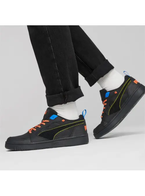 Puma Męskie Sneakersy Rebound V6 Low 39358101 Czarny | Sklep Monotox