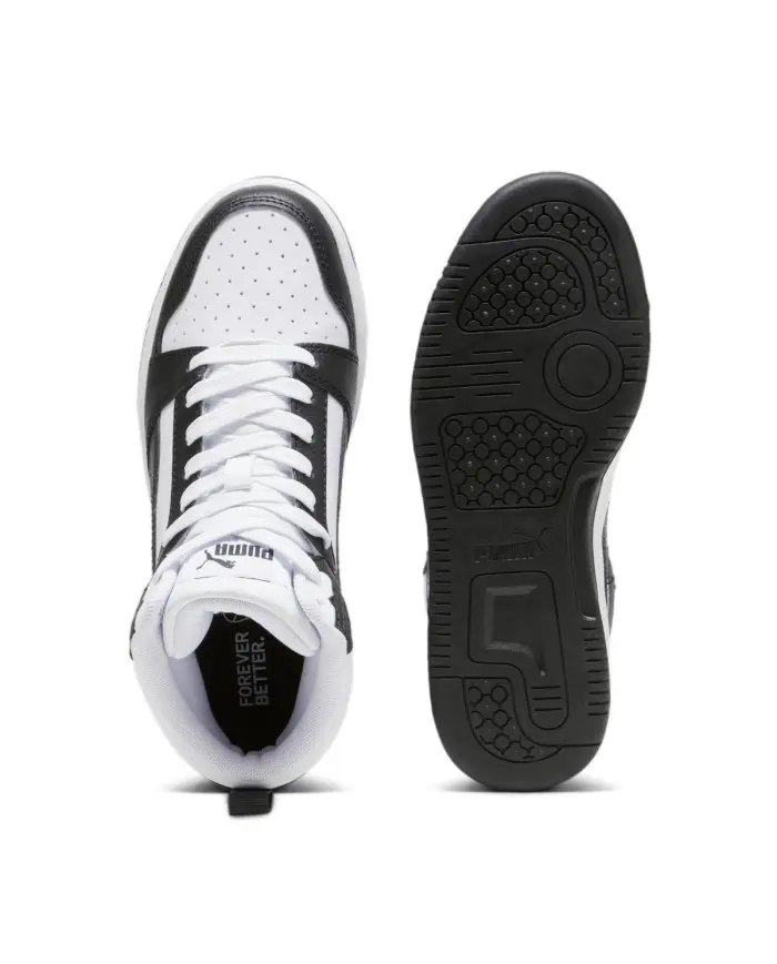 Puma Dziecięce Sneakersy Rebound V6 Mid Jr 39383101 Biały | Sklep Monotox