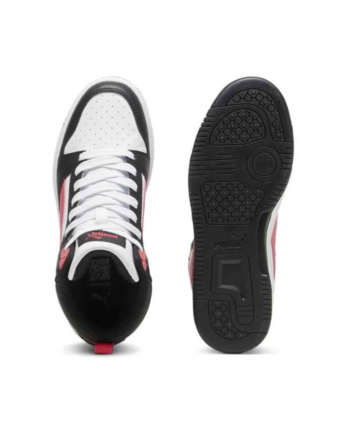Puma Dziecięce Junior Sneakersy Rebound V6 Mid Jr 39383116 Czarny | Sklep Monotox