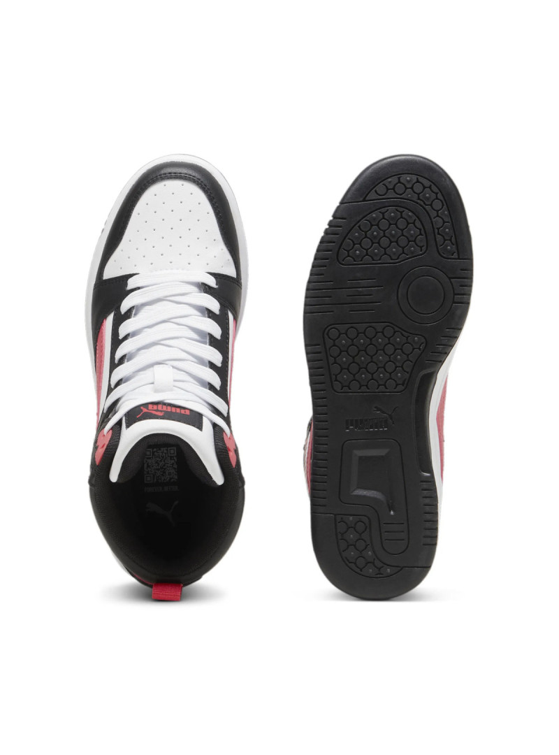 Puma Dziecięce Junior Sneakersy Rebound V6 Mid Jr 39383116 Czarny | Sklep Monotox
