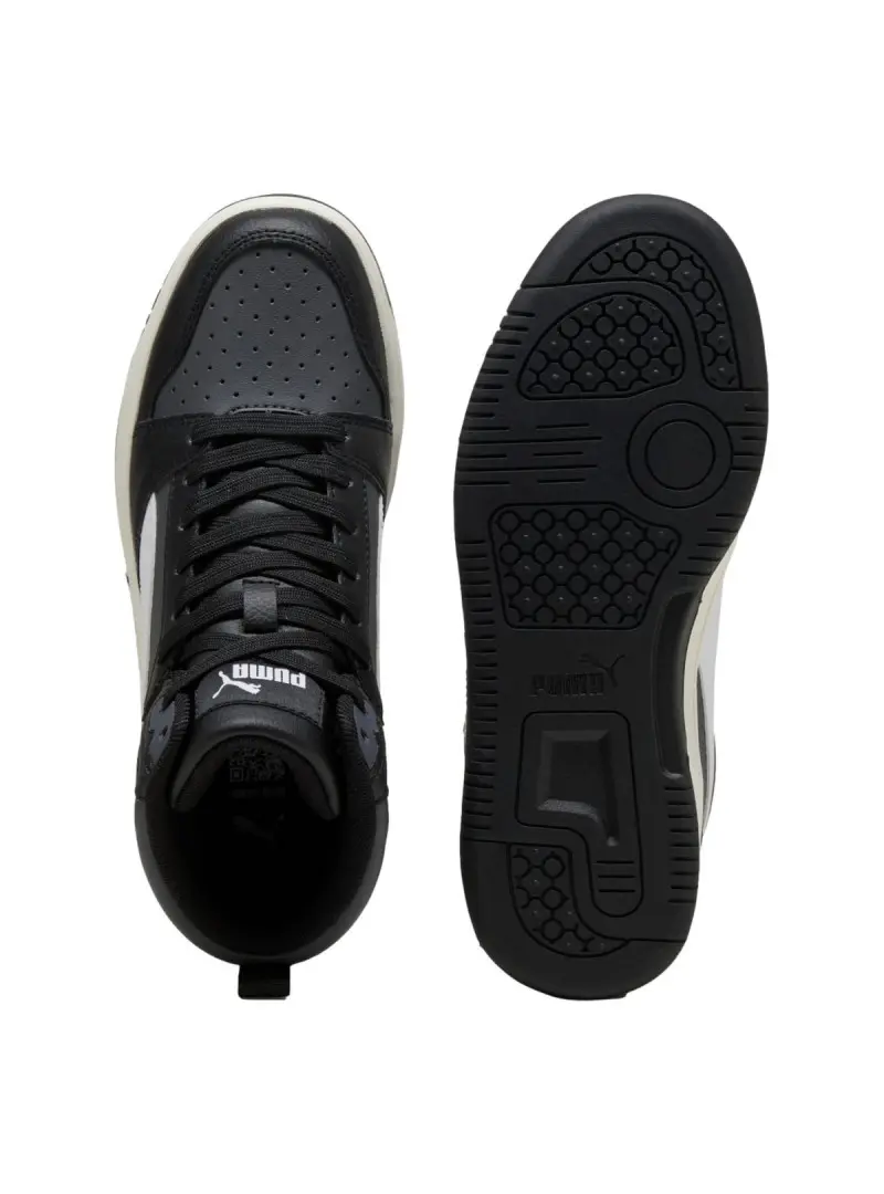 Puma Dziecięce Sneakersy Rebound V6 Mid Jr 39383129 Czarny | Sklep Monotox