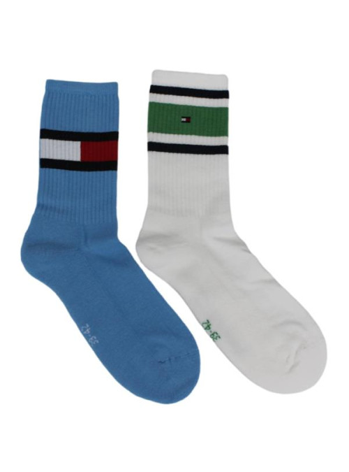 Tommy Hilfiger Dziecięce Skarpety Th Kids Flag 2p 394020001024 Niebieski | Sklep Monotox
