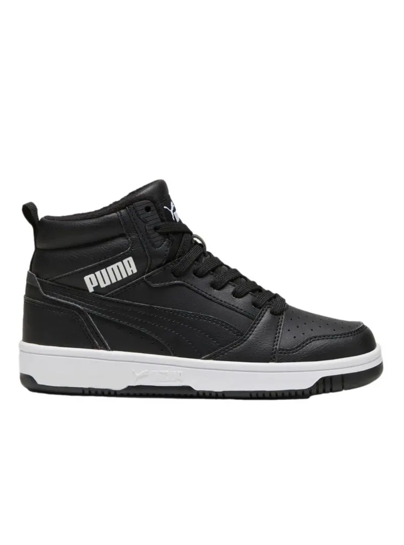 Puma Dziecięce Sneakersy Buty Puma Rebound V6 Mid Wtr J 39468501 Czarny | Sklep Monotox