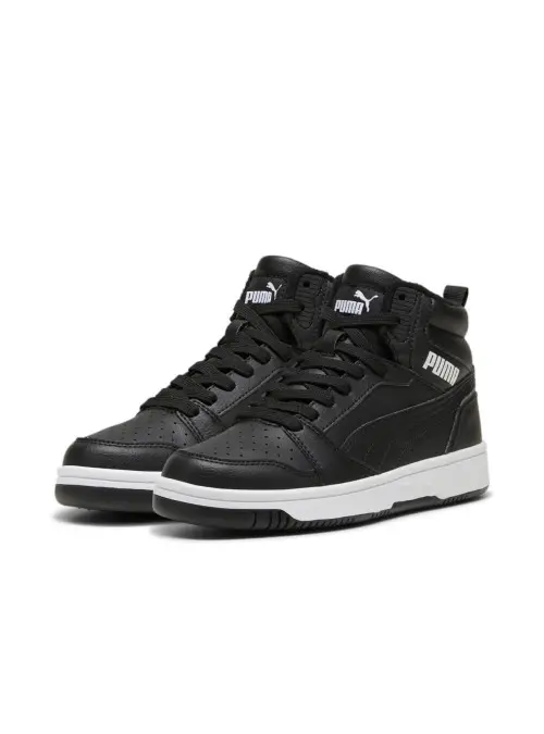 Puma Dziecięce Sneakersy Buty Puma Rebound V6 Mid Wtr J 39468501 Czarny | Sklep Monotox