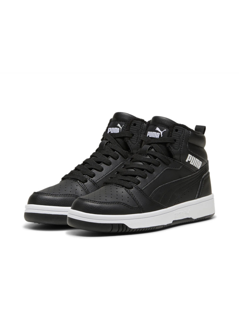 Puma Dziecięce Sneakersy Buty Puma Rebound V6 Mid Wtr J 39468501 Czarny | Sklep Monotox