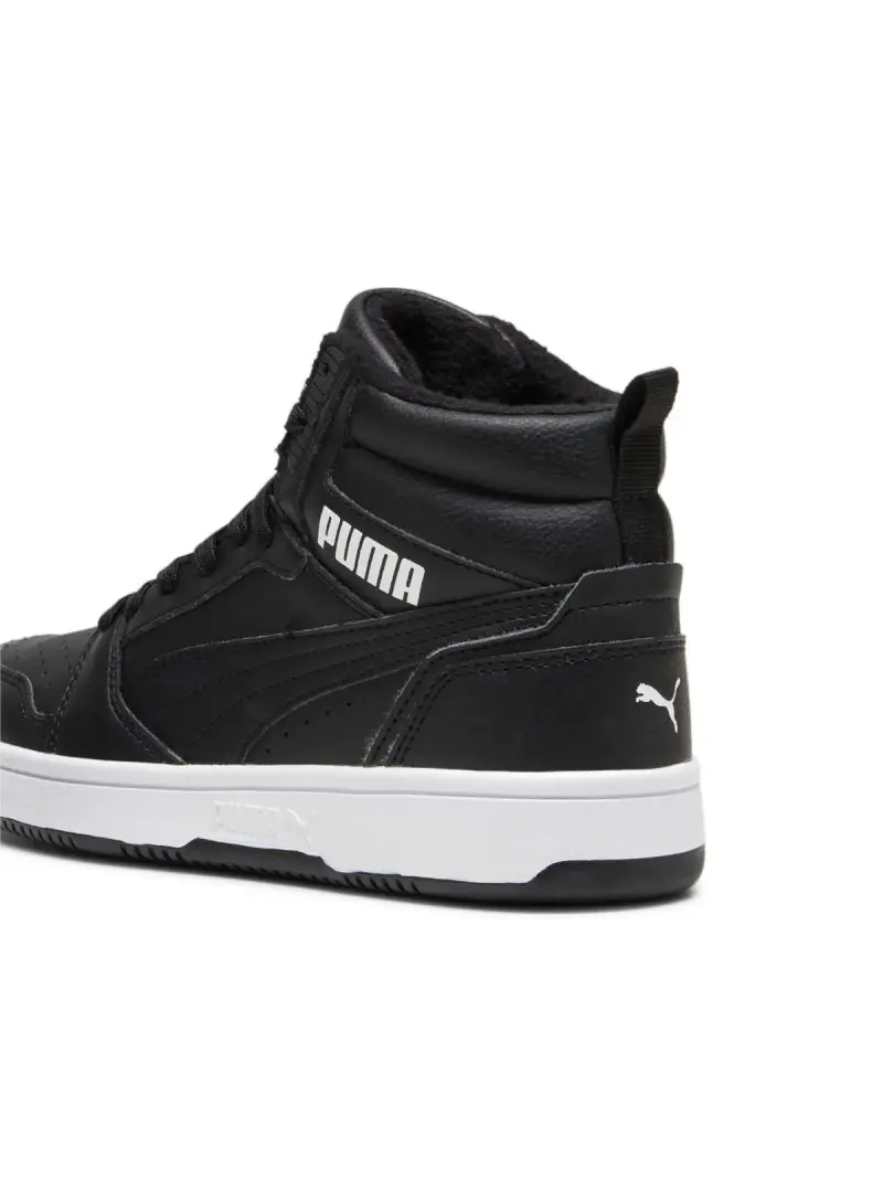 Puma Dziecięce Sneakersy Buty Puma Rebound V6 Mid Wtr J 39468501 Czarny | Sklep Monotox