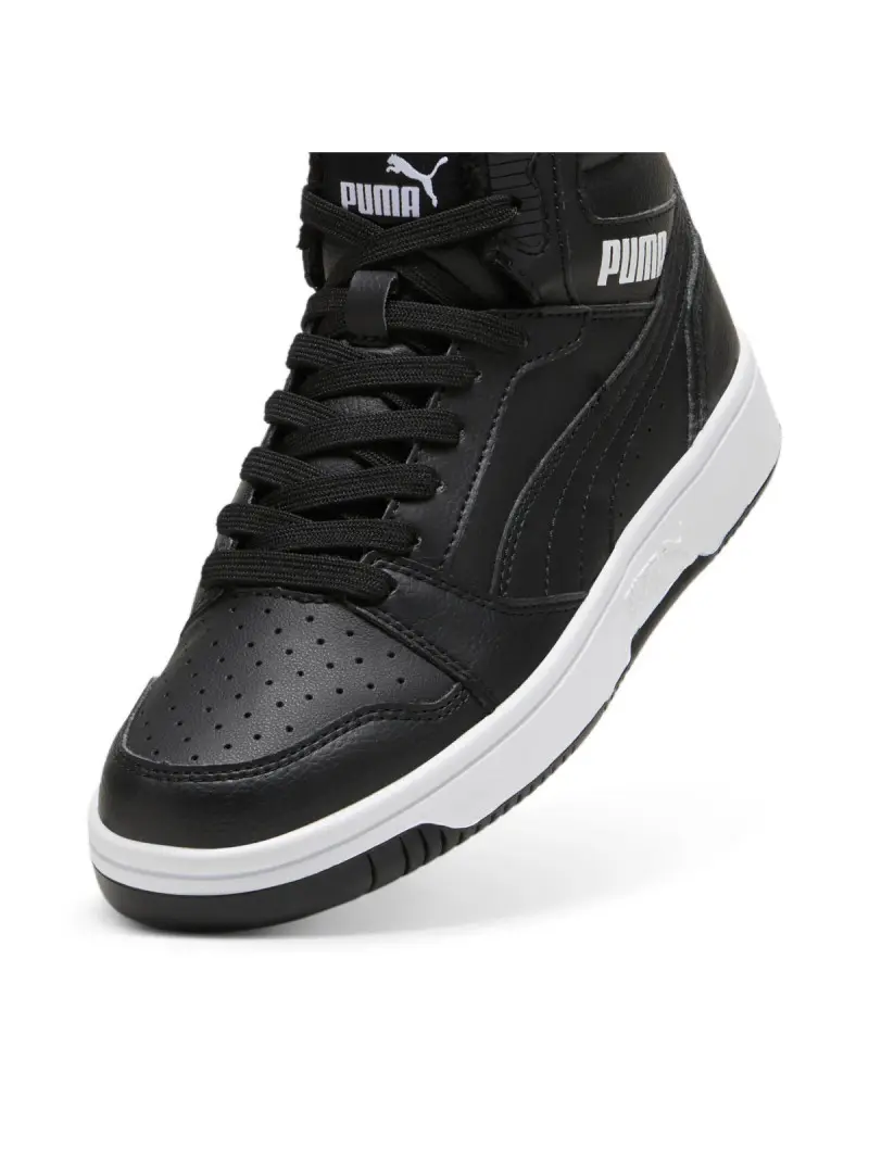 Puma Dziecięce Sneakersy Buty Puma Rebound V6 Mid Wtr J 39468501 Czarny | Sklep Monotox