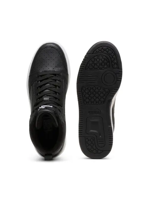 Puma Dziecięce Sneakersy Buty Puma Rebound V6 Mid Wtr J 39468501 Czarny | Sklep Monotox