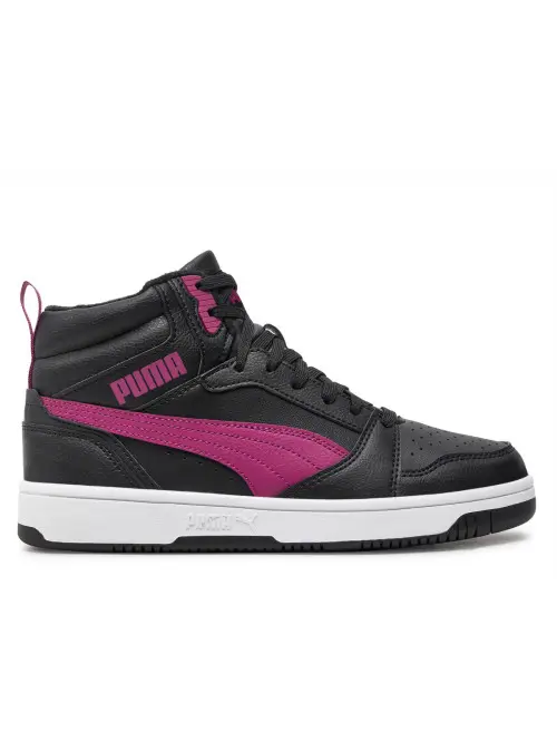 Puma Dziecięce Junior Sneakersy Buty Puma Rebound V6 Mid WTR J 39468504 Czarny | Sklep Monotox