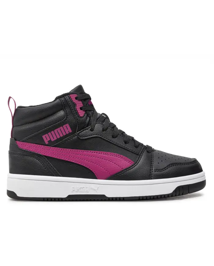 Puma Dziecięce Junior Sneakersy Buty Puma Rebound V6 Mid WTR J 39468504 Czarny | Sklep Monotox