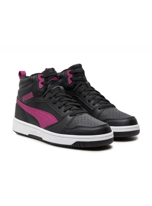 Puma Dziecięce Junior Sneakersy Buty Puma Rebound V6 Mid WTR J 39468504 Czarny | Sklep Monotox