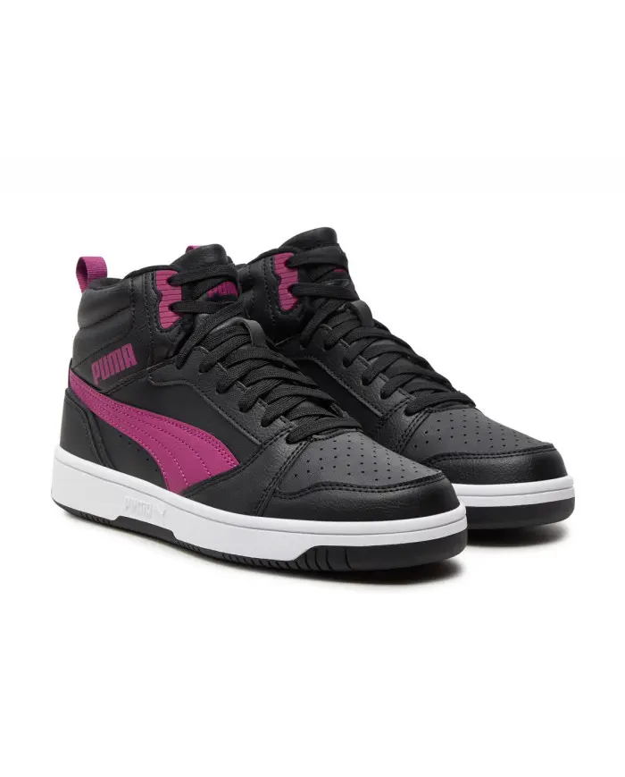 Puma Dziecięce Junior Sneakersy Buty Puma Rebound V6 Mid WTR J 39468504 Czarny | Sklep Monotox