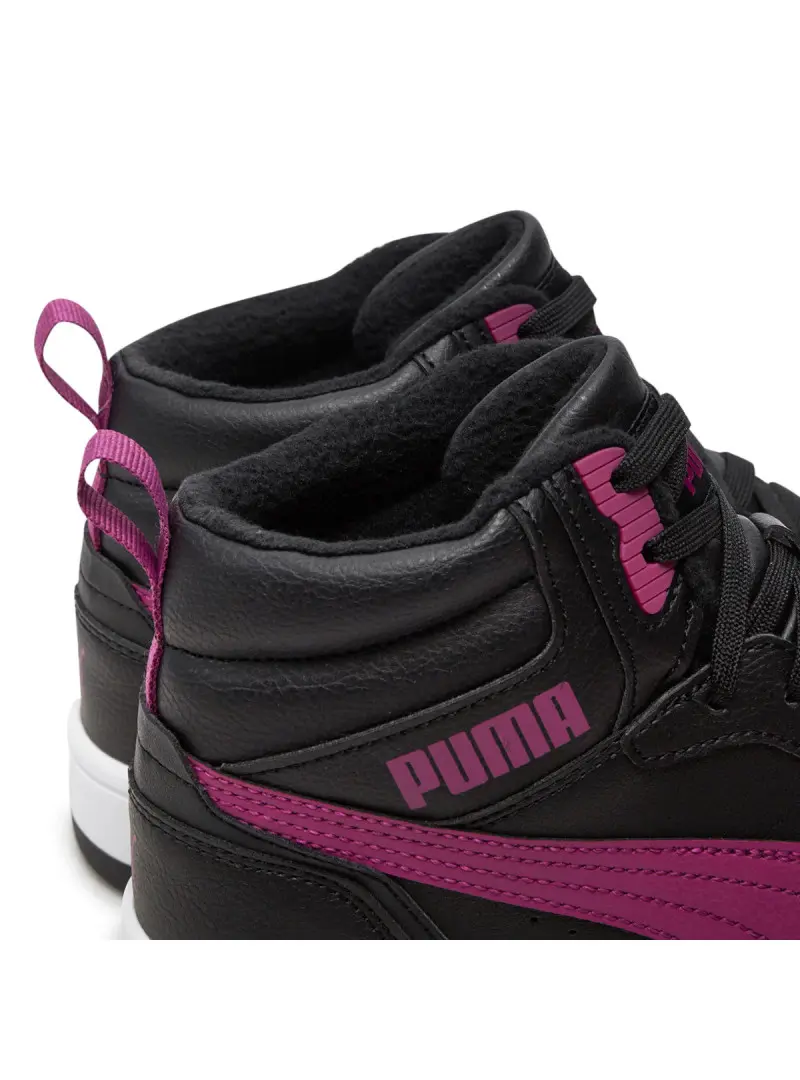 Puma Dziecięce Junior Sneakersy Buty Puma Rebound V6 Mid WTR J 39468504 Czarny | Sklep Monotox