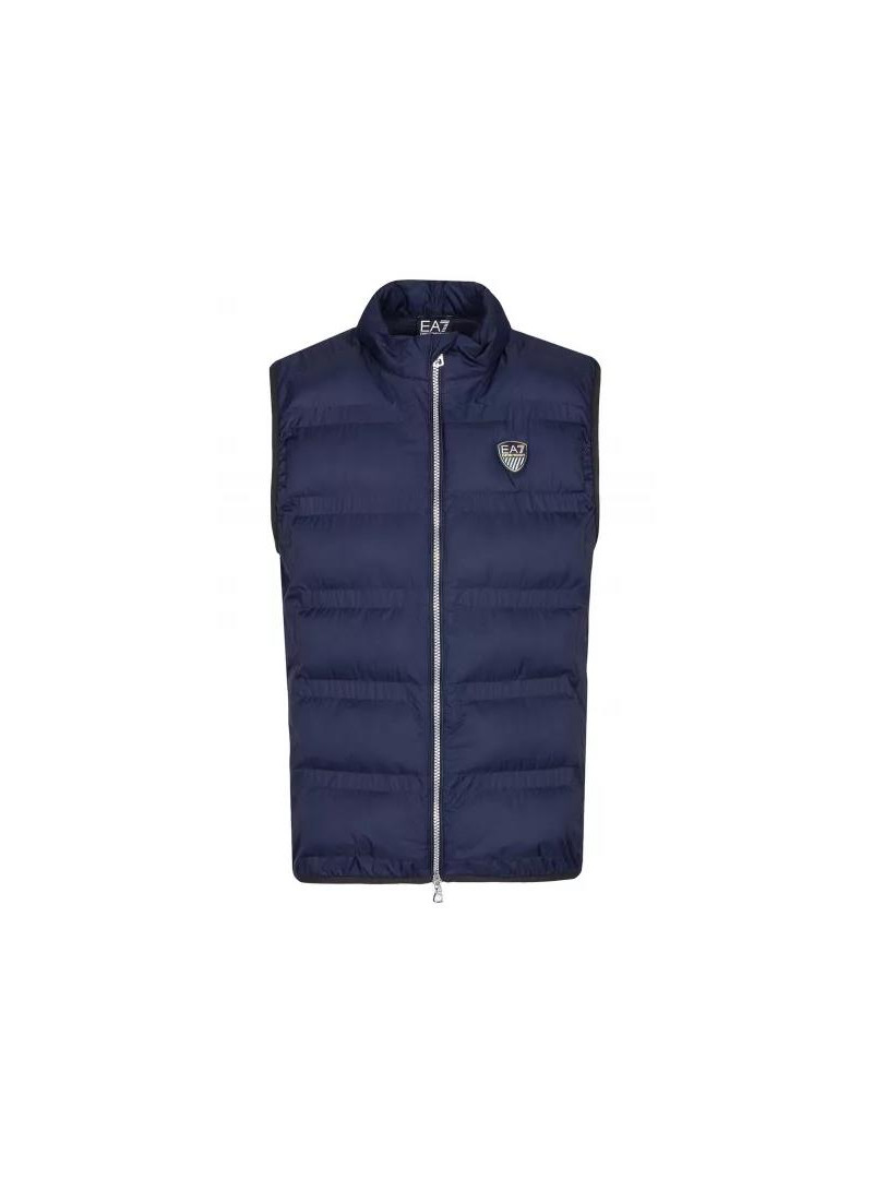 Ea7 Męska Kamizelka Gilet 3LPQ02-PN4UZ-1554 Granatowy | Sklep Monotox