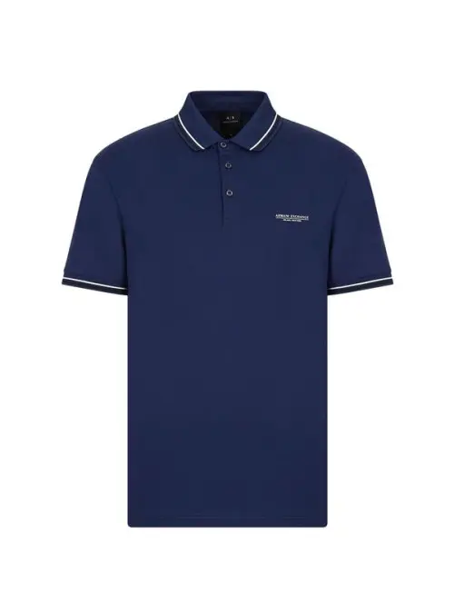 Armani Exchange Męskie Polo 3LZFLB-ZJ9AZ-15BF Granatowy | Sklep Monotox