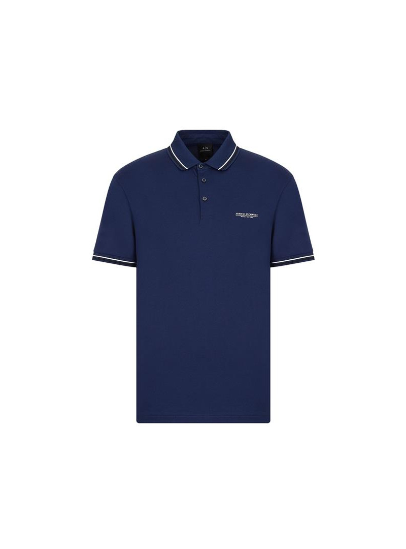Armani Exchange Męskie Polo 3LZFLB-ZJ9AZ-15BF Granatowy | Sklep Monotox