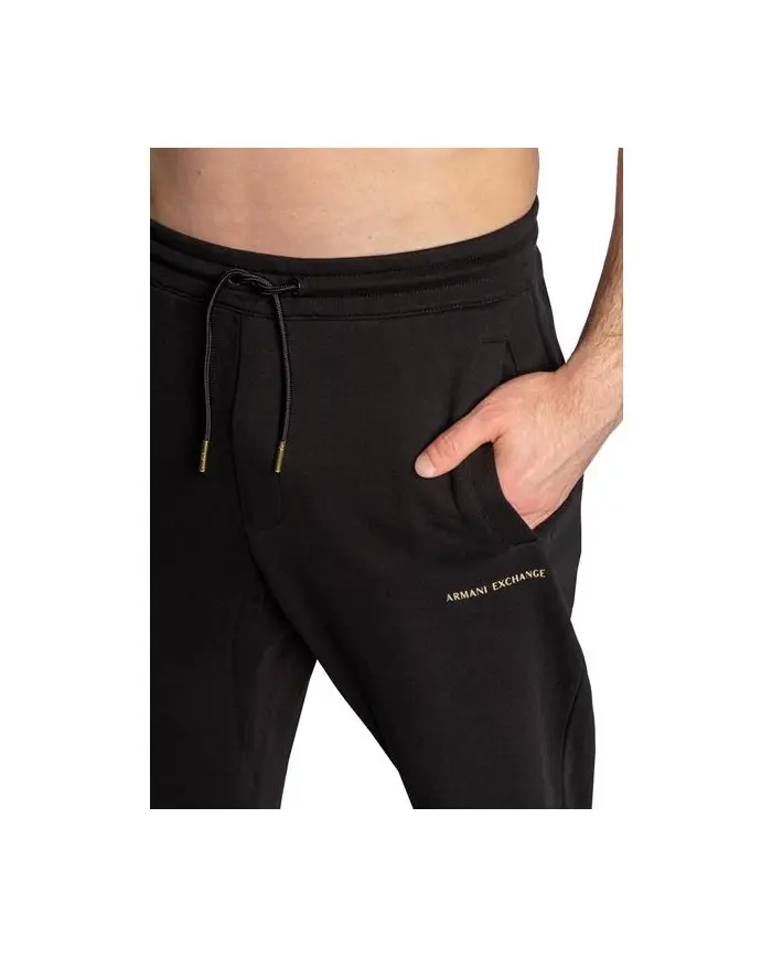 Armani Exchange Męskie Spodnie Pantalone 3LZPGG-ZJ1ZZ-1200 Czarny | Sklep Monotox