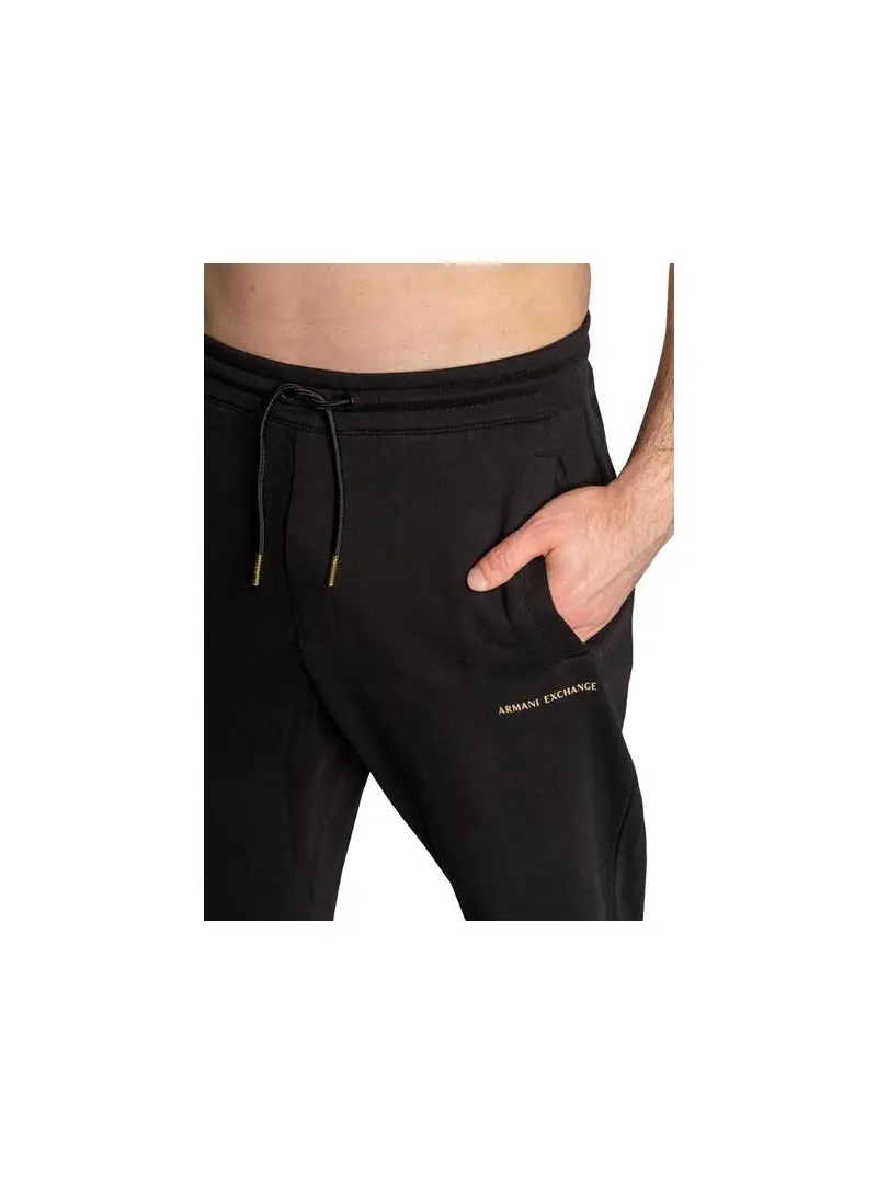 Armani Exchange Męskie Spodnie Pantalone 3LZPGG-ZJ1ZZ-1200 Czarny | Sklep Monotox