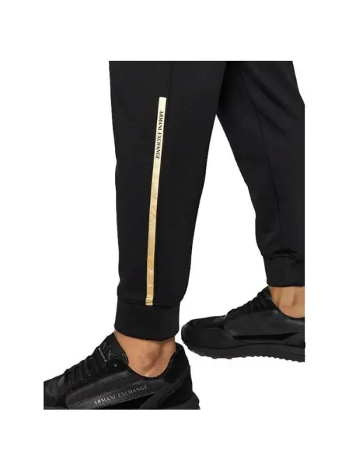 Armani Exchange Męskie Spodnie Pantalone 3LZPNA-Z9N1Z-02DX Czarny | Sklep Monotox