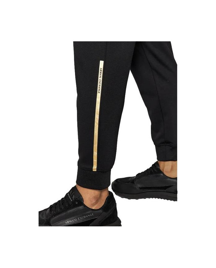 Armani Exchange Męskie Spodnie Pantalone 3LZPNA-Z9N1Z-02DX Czarny | Sklep Monotox
