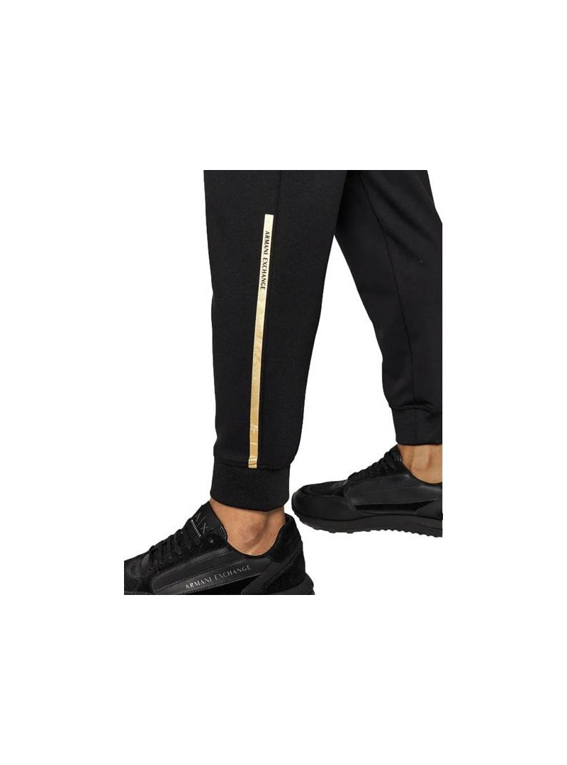 Armani Exchange Męskie Spodnie Pantalone 3LZPNA-Z9N1Z-02DX Czarny | Sklep Monotox