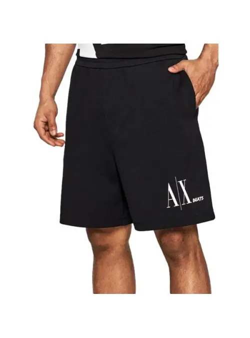 Armani Exchange Męskie Szorty Bermuda 3LZSJE-ZJYAZ-1200 Czarny | Sklep Monotox