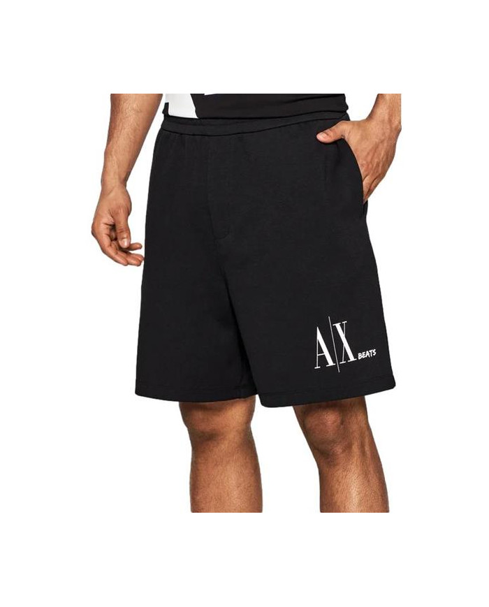 Armani Exchange Męskie Szorty Bermuda 3LZSJE-ZJYAZ-1200 Czarny | Sklep Monotox