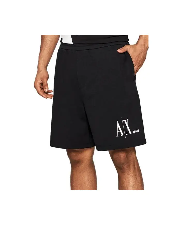 Armani Exchange Męskie Szorty Bermuda 3LZSJE-ZJYAZ-1200 Czarny | Sklep Monotox