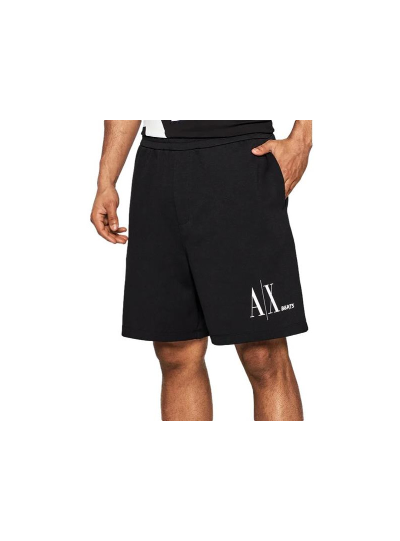 Armani Exchange Męskie Szorty Bermuda 3LZSJE-ZJYAZ-1200 Czarny | Sklep Monotox