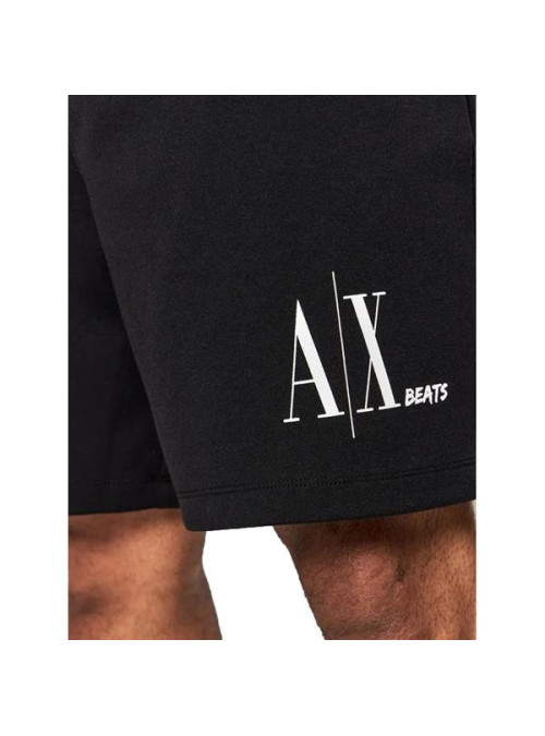 Armani Exchange Męskie Szorty Bermuda 3LZSJE-ZJYAZ-1200 Czarny | Sklep Monotox