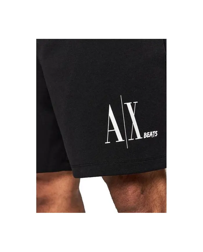 Armani Exchange Męskie Szorty Bermuda 3LZSJE-ZJYAZ-1200 Czarny | Sklep Monotox