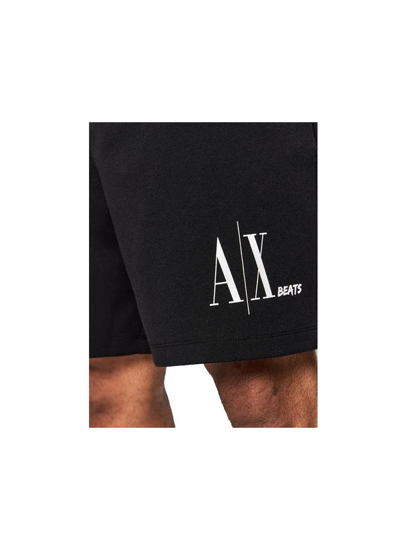 Armani Exchange Męskie Szorty Bermuda 3LZSJE-ZJYAZ-1200 Czarny | Sklep Monotox