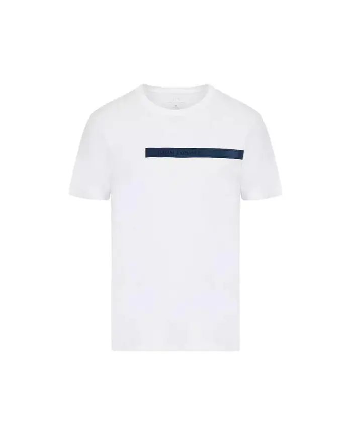 Armani Exchange Męski T-shirt T-shirt 3LZTBE-ZJ8LZ-1100 Biały | Sklep Monotox