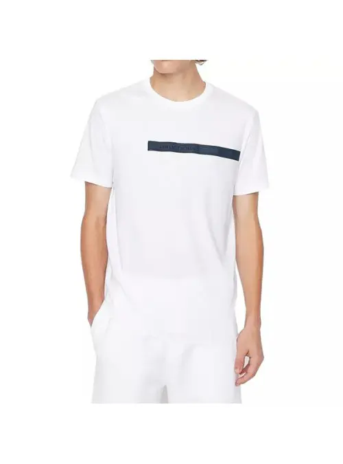 Armani Exchange Męski T-shirt T-shirt 3LZTBE-ZJ8LZ-1100 Biały | Sklep Monotox