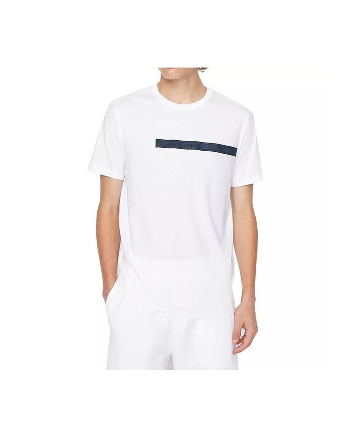 Armani Exchange Męski T-shirt T-shirt 3LZTBE-ZJ8LZ-1100 Biały | Sklep Monotox